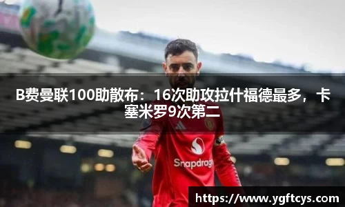 B费曼联100助散布：16次助攻拉什福德最多，卡塞米罗9次第二